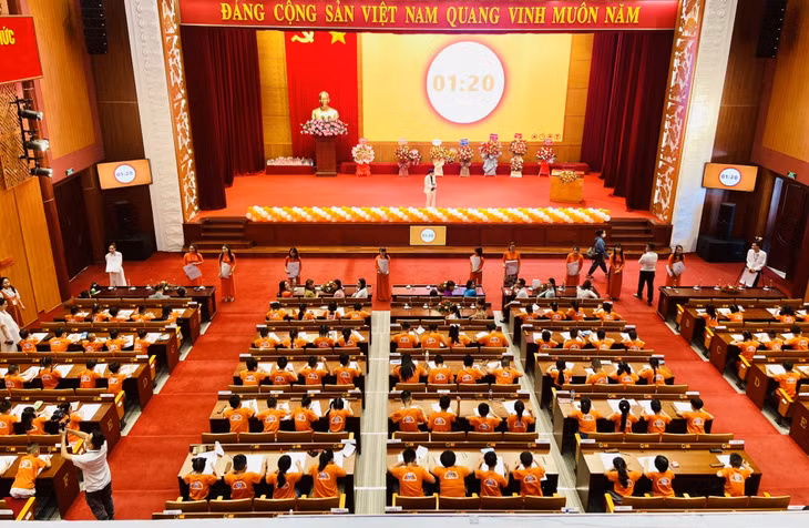Quang cảnh kỳ thi.