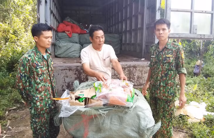 Đồn Biên phòng Bắc Sơn phối hợp với Đội Đặc nhiệm PCMT&TP bắt giữ đối tượng vận chuyển trái phép ngày 20/7/2022