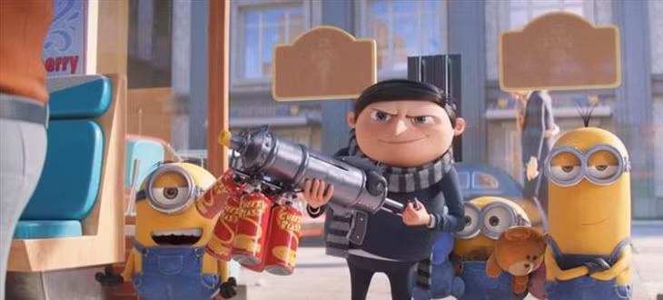 "Minions: Sự trỗi dậy của Gru". Ảnh: CGV.