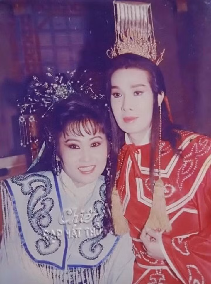 Nghệ sĩ Thanh Hằng và cố NSƯT Vũ Linh.