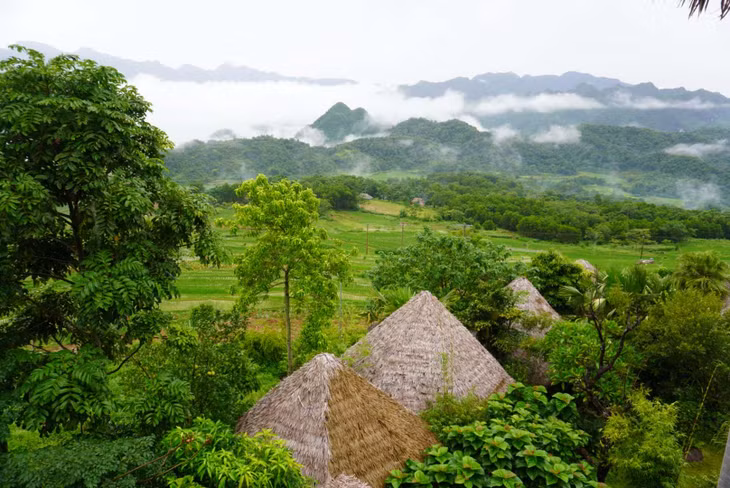 Một số khu nghỉ dưỡng du khách có thể lựa chọn lưu trú khi đến Pù Luông như Ebino Pù Luông Resort, Pù Luông Casa, Pu Luong Jungle Lodge, Pu Luong Natura hay Pu Luong Eco Garden… Ảnh: HP