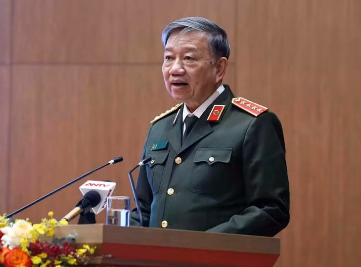 Đại tướng Tô Lâm, Bộ trưởng Bộ Công an. (Ảnh: Phạm Kiên/TTXVN)