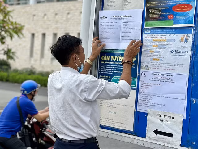 Dự báo nhu cầu lao động (số lao động có việc làm) năm 2024 hơn 4,8 triệu người. Ảnh: HUỲNH NHƯ