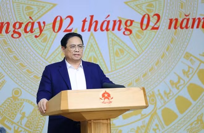 Thủ tướng Phạm Minh Chính chủ trì Phiên họp lần thứ 7 Ban Chỉ đạo Cải cách Hành chính của Chính phủ. (Ảnh: Dương Giang/TTXVN)