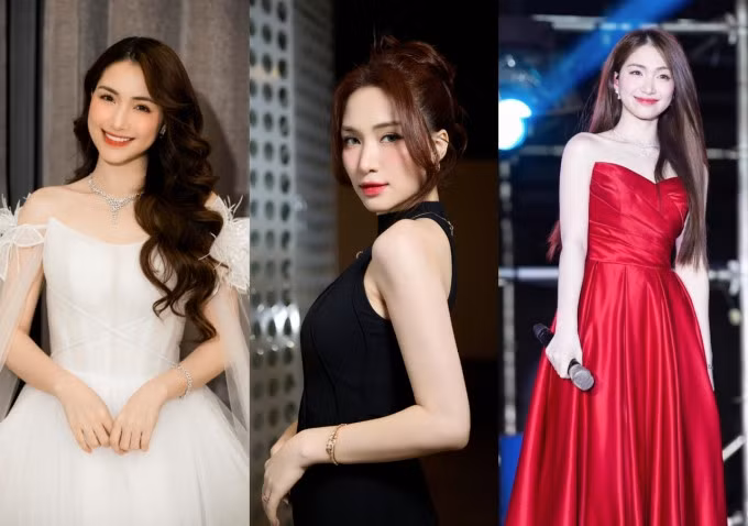 Sau 10 năm vào nghề, ca sĩ được khán giả nhận xét sắc vóc ngày càng mặn mà.