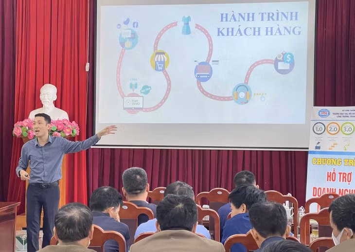 HND tỉnh tổ chức tập huấn về chuyển đổi số cho hội viên, nông dân huyện Tiên Yên. Ảnh tư liệu.