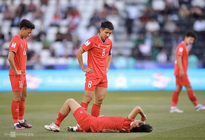 Việt Nam thua Iraq 2-3 ở lượt trận cuối bảng D Asian Cup 2023, ngày 24/1. Ảnh: Lâm Thỏa