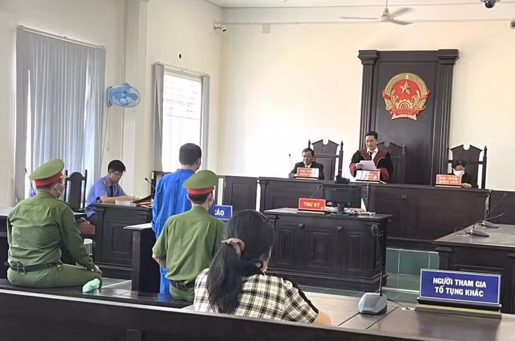 Phiên tòa xét xử bị cáo Nguyễn Hoàng Phúc. Ảnh: CTV