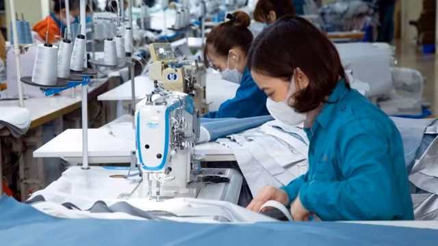 Doanh nghiệp dệt may bắt tay vào sản xuất ngay sau Tết Nguyên đán. Ảnh minh hoạ