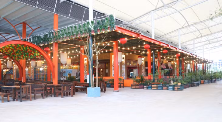 Các điểm du lịch được trang trí đẹp mắt để tạo điểm check in cho du khách.