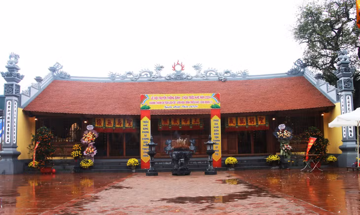Đình Triều Khê sau khi được tôn tạo.
