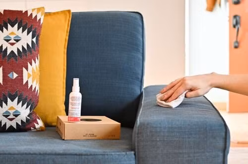 Việc làm sạch ghế sofa giúp ngôi nhà sạch sẽ, mới mẻ sẵn sàng đón Tết Nguyên đán. Ảnh: Pixabay