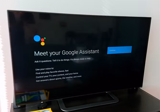 Dịch vụ Google Assistant trên một mẫu TV của Samsung. Ảnh: Samsungcomunity