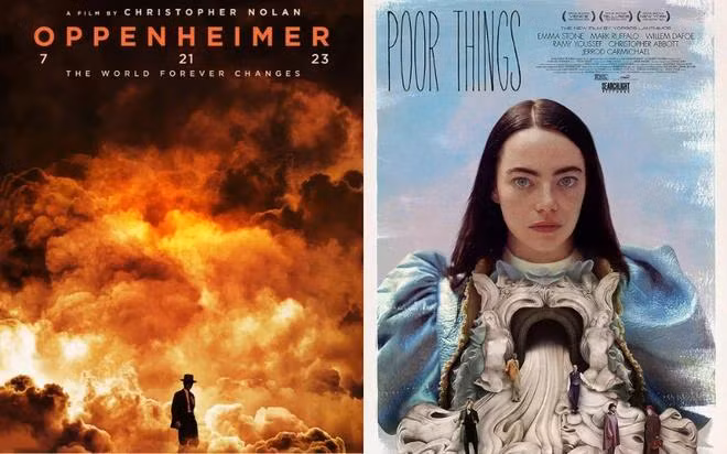 “Oppenheimer” và “Poor Things” lần lượt nắm giữ 13 và 11 đề cử.