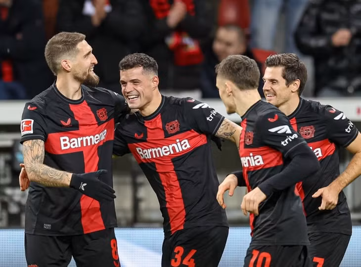 Leverkusen chưa thể bị đánh bại ở mùa này.
