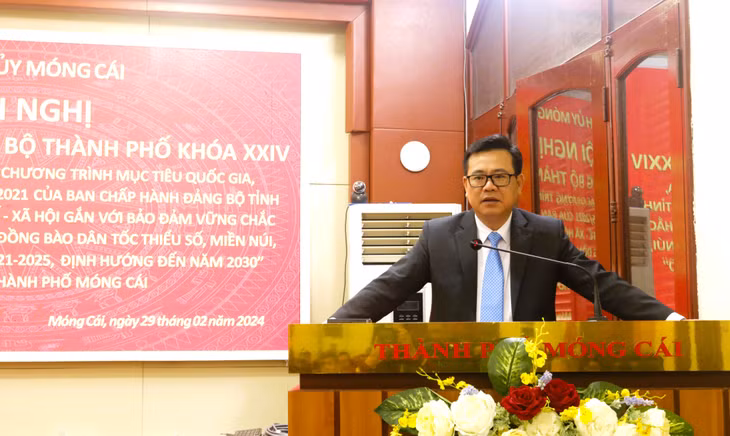Lãnh đạo TP Móng Cái định hướng một số nội dung thời gian tới.