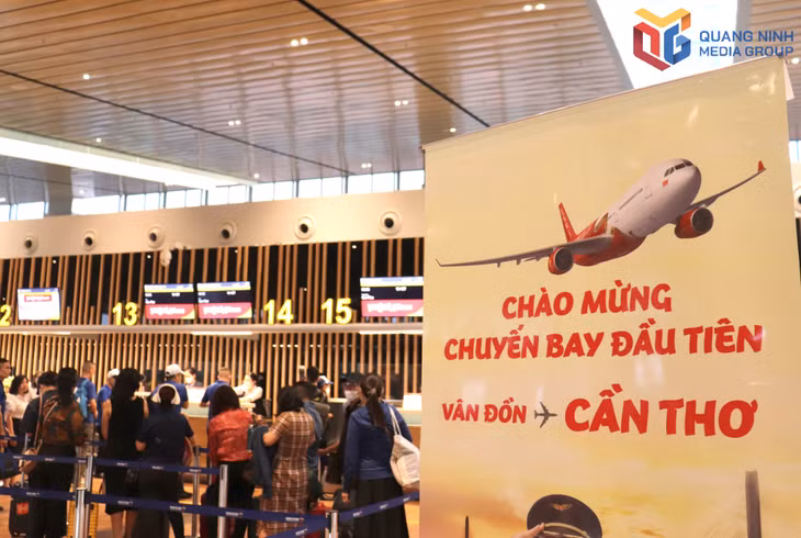 Đường bay Quảng Ninh-Cần Thơ đánh dấu cột mốc quan trọng trong việc kết nối giữa hai địa phương.