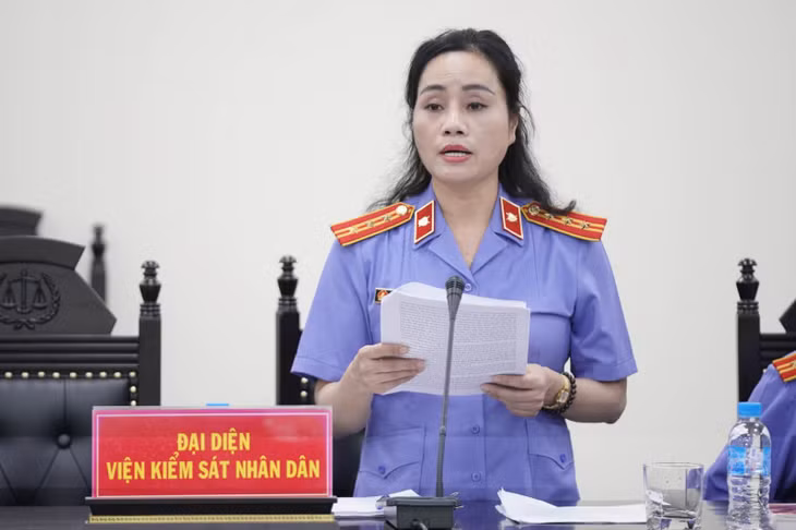 Đại diện Viện kiểm sát tại phiên tòa đề nghị mức án đối với cáo bị cáo.