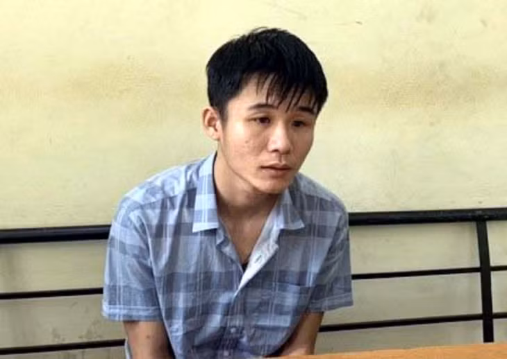 Bị can Hà Văn Vụ tại cơ quan công an. (Ảnh: CACC)