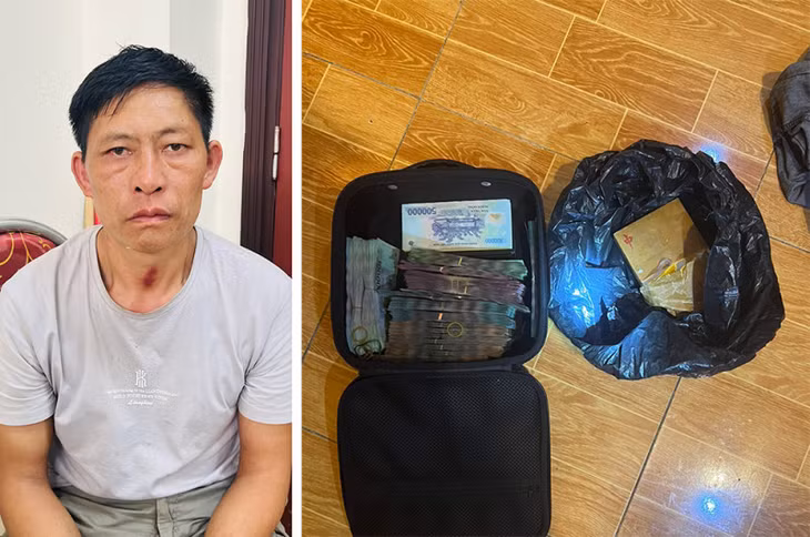 Má A Lư và tang vật.