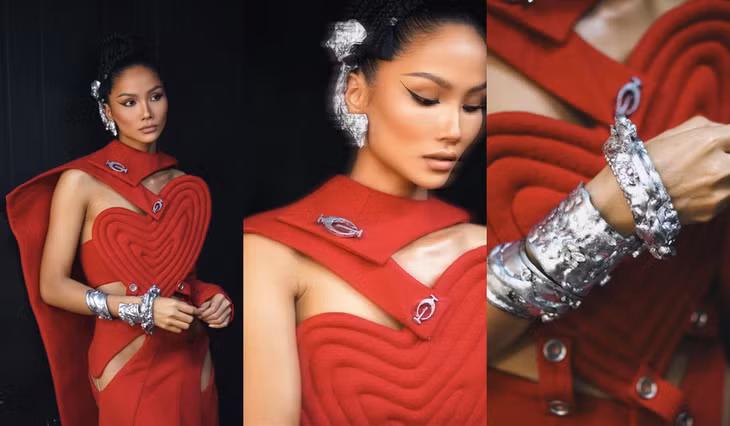 H'Hen Niê trong trang phục ấn tượng của Phan Đăng Hoàng - Ảnh: Nhân vật cung cấp