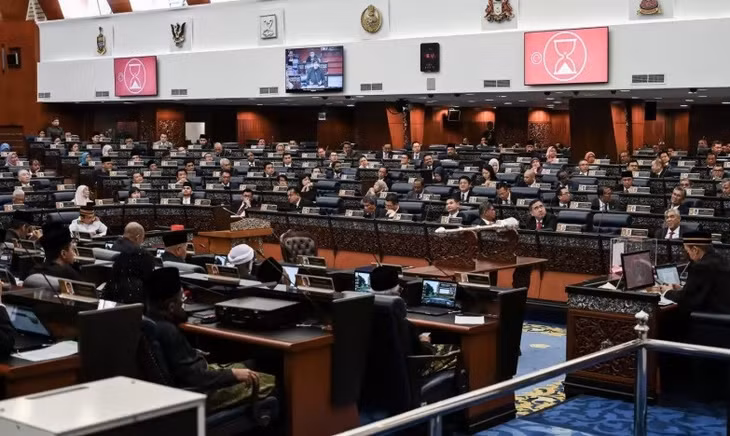 Quốc hội Malaysia nhóm họp. Ảnh: CNA