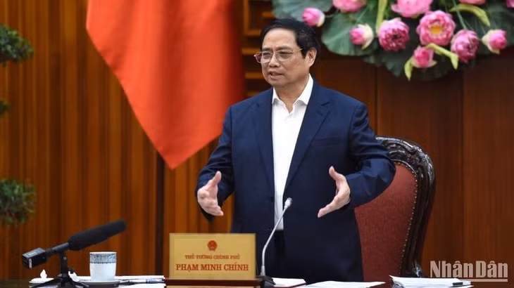 Thủ tướng Phạm Minh Chính phát biểu chỉ đạo Hội nghị.