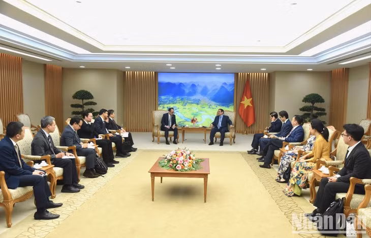 Quang cảnh buổi tiếp.