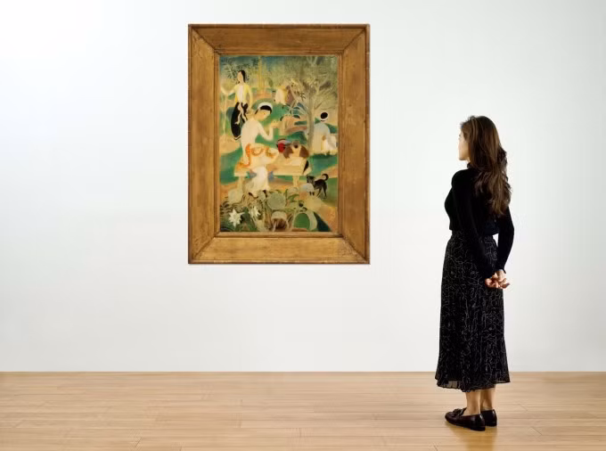 Tác phẩm trưng bày tại nhà đấu giá. Ảnh: Sotheby's