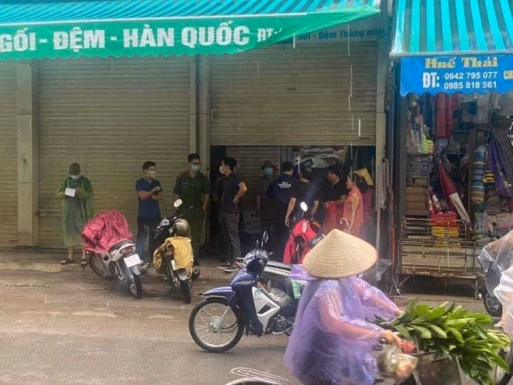 Hiện trường vụ việc.