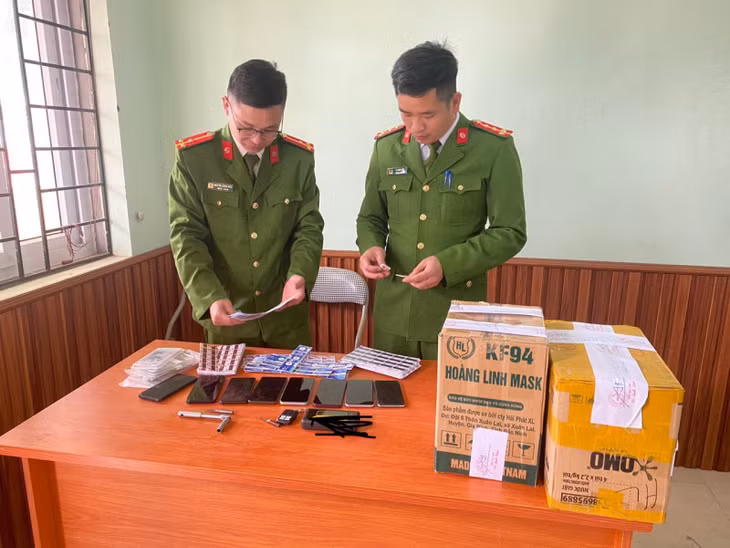 Tang vật thu giữ được