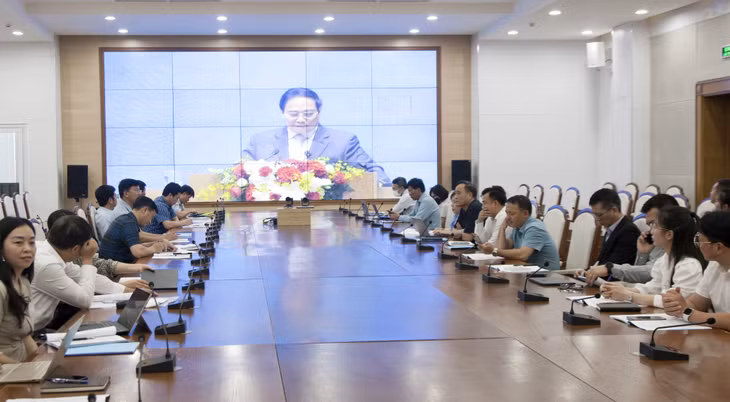 Quang cảnh điểm cầu tại tỉnh Quảng Ninh.