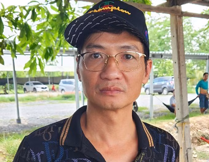 Hồ Quốc Việt bị cảnh sát bắt. Ảnh: Đồn biên phòng cửa khẩu quốc tế Mỹ Quý Tây.