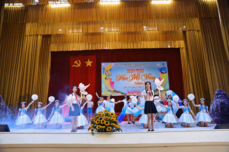 Học sinh trên địa bàn huyện Bình Liêu tham gia Hội thi