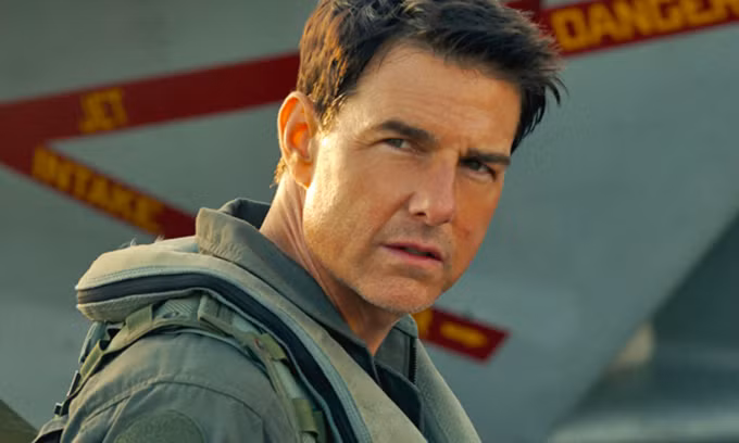 Tom Cruise trong vai phi công Pete Mitchel. Ảnh: Paramount Pictures