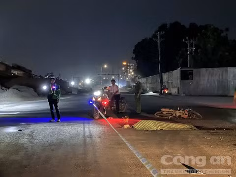 Hiện trường vụ tai nạn.