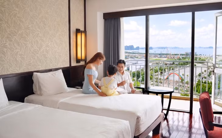Không gian lưu trú với những chi tiết mới, tôn vinh sự riêng tư và thoải mái cho kỳ nghỉ của cả gia đình và khách hàng doanh nghiệp.