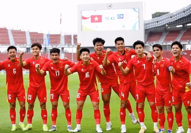 U23 Việt Nam có lợi thế trước lễ bốc thăm môn bóng đá nam ASIAD 2026. Ảnh: VFF
