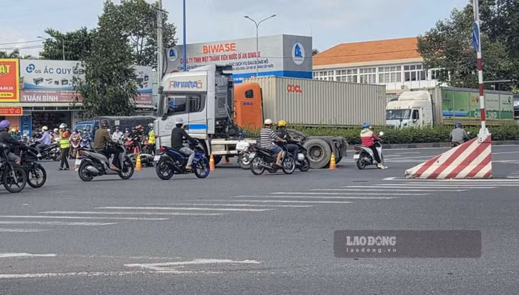 Hiện trường vụ tai nạn. Ảnh: Đình Trọng