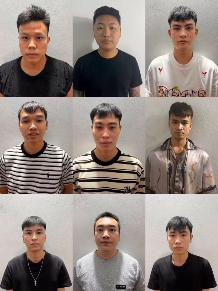 Các đối tượng trong vụ án.