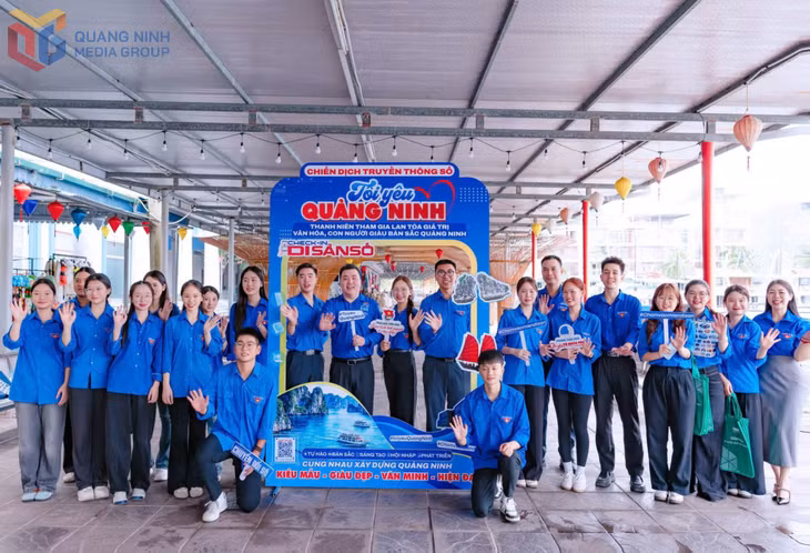Đoàn phường Tuần Châu phối hợp với Đoàn Thanh niên Ban Quản lý Di sản thế giới vịnh Hạ Long - Yên Tử triển khai Không gian trải nghiệm 