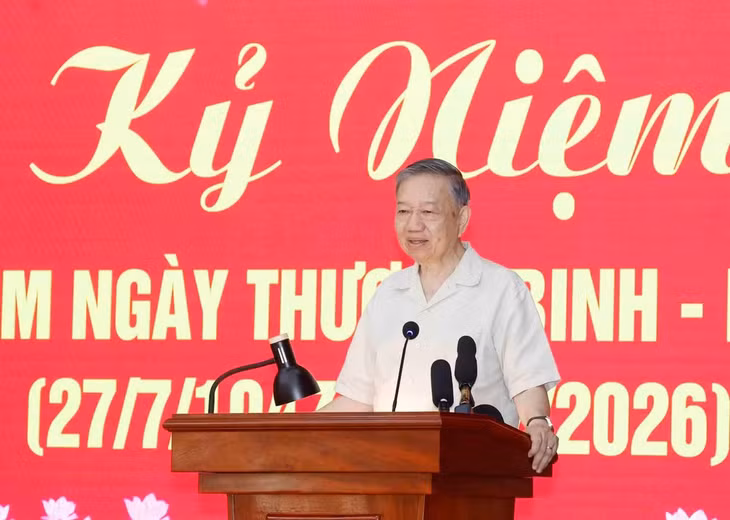 Tổng Bí thư, Chủ tịch nước Tô Lâm phát biểu. (Ảnh: Thống Nhất/TTXVN)