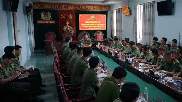 Cảnh trong phim "Trời cao nguyên xanh".
