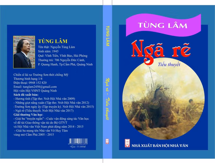 Trang bìa cuốn tiểu thuyết 
