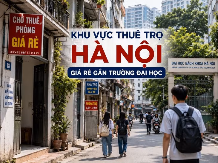 Top 3 khu vực thuê phòng trọ Hà Nội gần trường đại học.