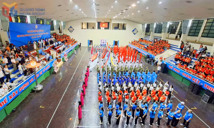 Khai mạc Đại hội TDTT cụm các phường Hồng Gai, Hạ Long, Hà Tu, Hà Lầm, Cao Xanh lần thứ I năm 2026 (tháng 4/2026). Ảnh: Tạ Quân