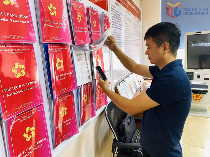 TTHC thường xuyên được rà soát, cắt giảm và gắn mã QR code thuận tiện cho người dân.