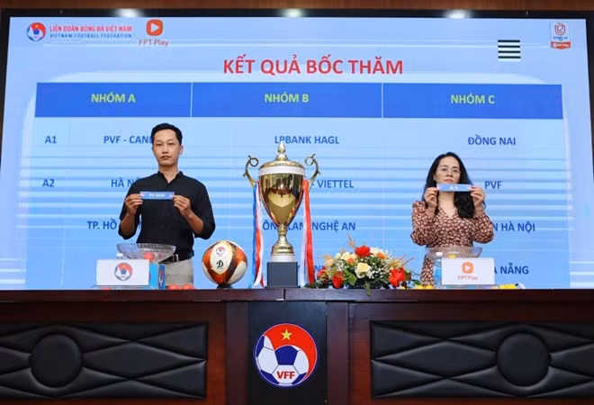 Bốc thăm chia bảng giải bóng đá U21 Quốc gia 2026. Ảnh: VFF