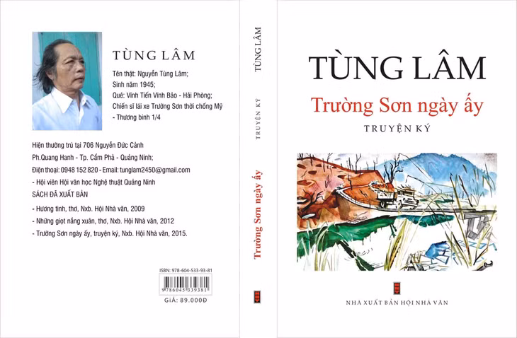 Trang bìa tập truyện ký 
