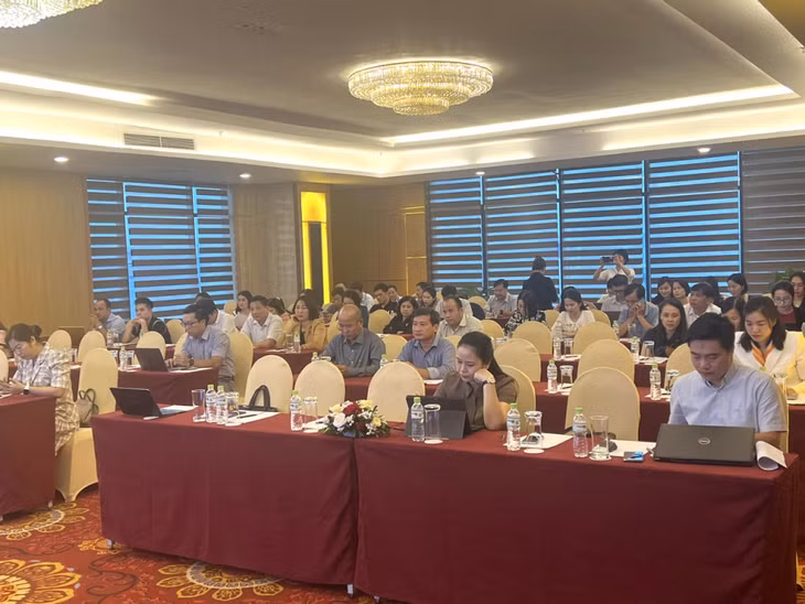 Các đại biểu của Sở Thông tin và Truyền thông 63 tỉnh, thành có mặt tham dự hội nghị.